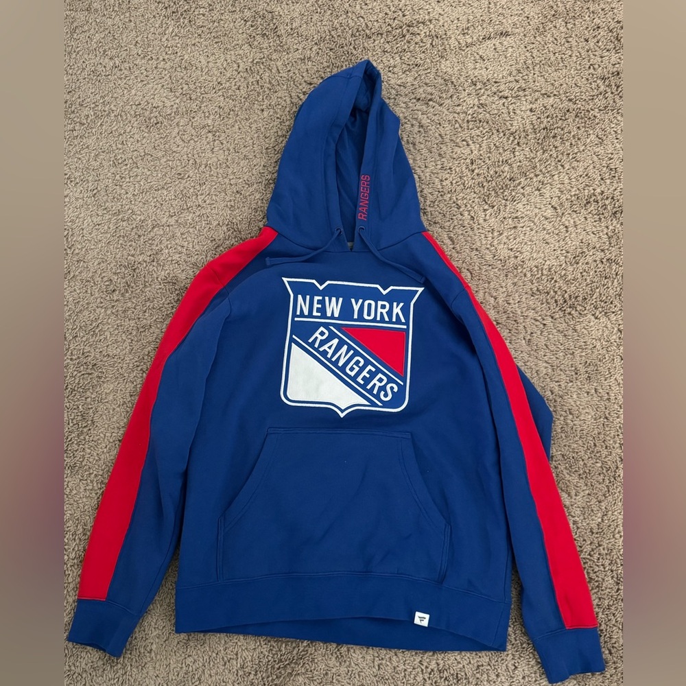 NY Rangers Fanatics‎ NHL Hooded Sweatshirt, Medium
